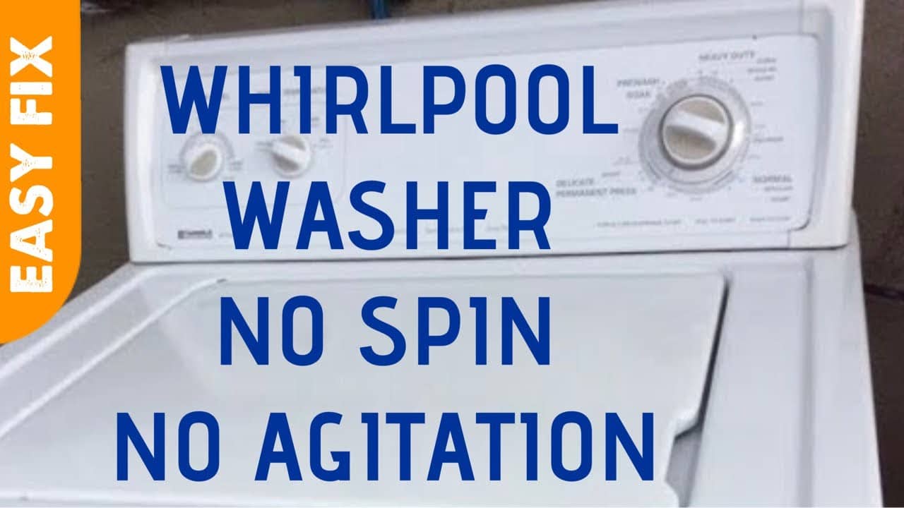 Whirlpool Washer Not Spinning: 21 Easy Ways to Fix It Now